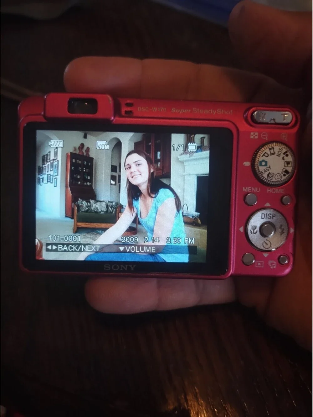 Sony CyberShot DSC-W170 10.1MP 5x Digital Camera - Red